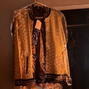 Alfani gold jacket
